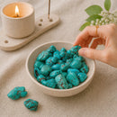 Turquoise (Dyed Magnesite) Tumble (Communication and Forgiveness)