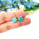 Turquoise Earrings in Silver