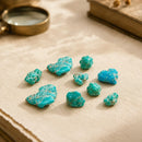 Morenci Turquoise rough nuggets by Talk to Crystals for healing, protection, truthful communication, psychic awareness, forgiveness and compassion