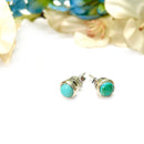 Turquoise Earrings in Silver