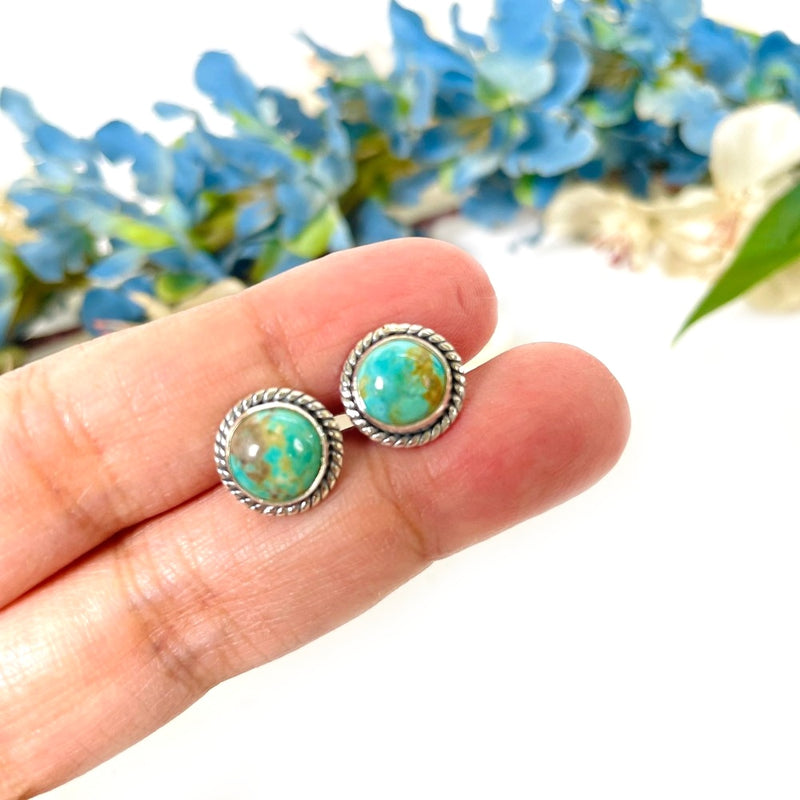 Turquoise Earrings in Silver