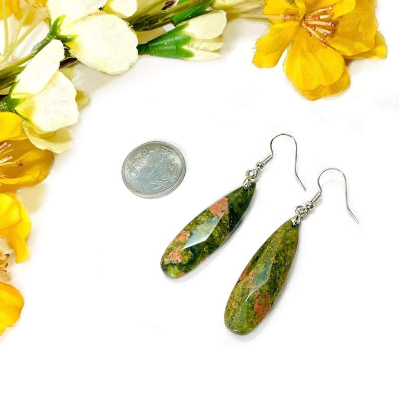 Unakite Earrings (Healing & Regeneration)