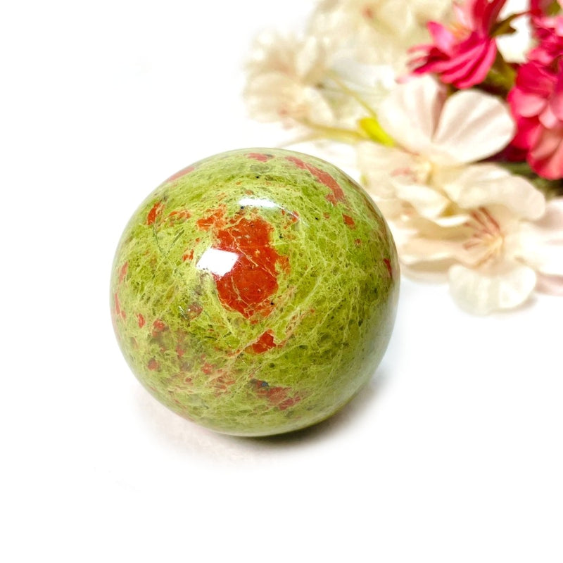 Unakite Sphere (Health & Emotional Recovery)