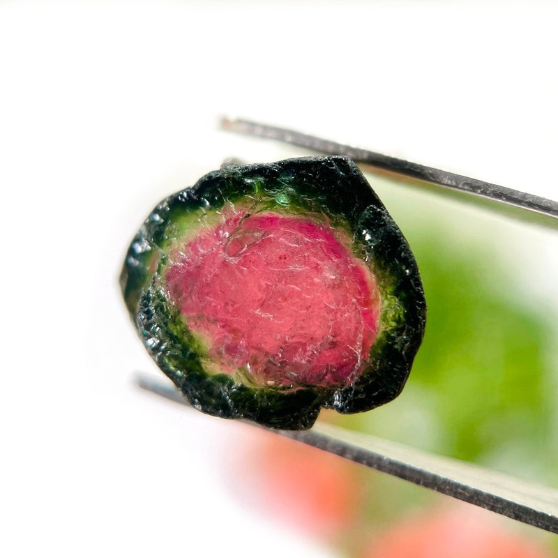 Watermelon Tourmaline Rough Slices (Empathy and Compassion)