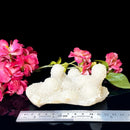 White Chalcedony Druzy Clusters (Calming & Nurturing)