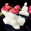 White Chalcedony Druzy Clusters (Calming & Nurturing)