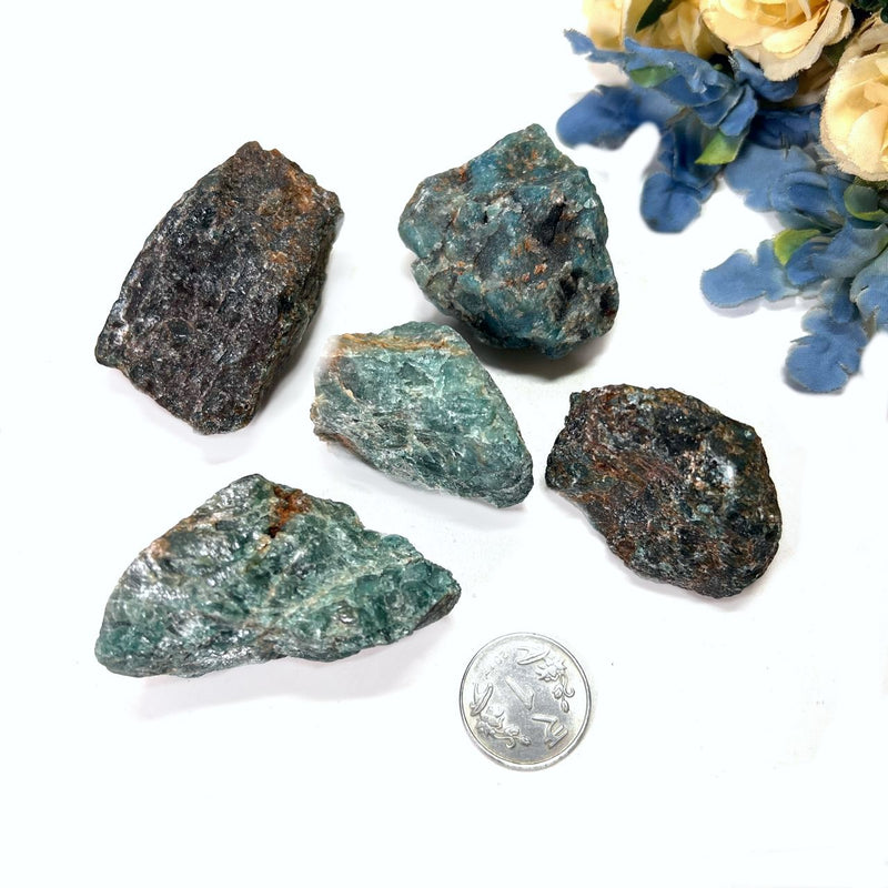 Blue Apatite Rough (Helps in weight loss)