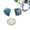 Natural Fluorite Octahedrons (Multifluorite, Blue-Green)