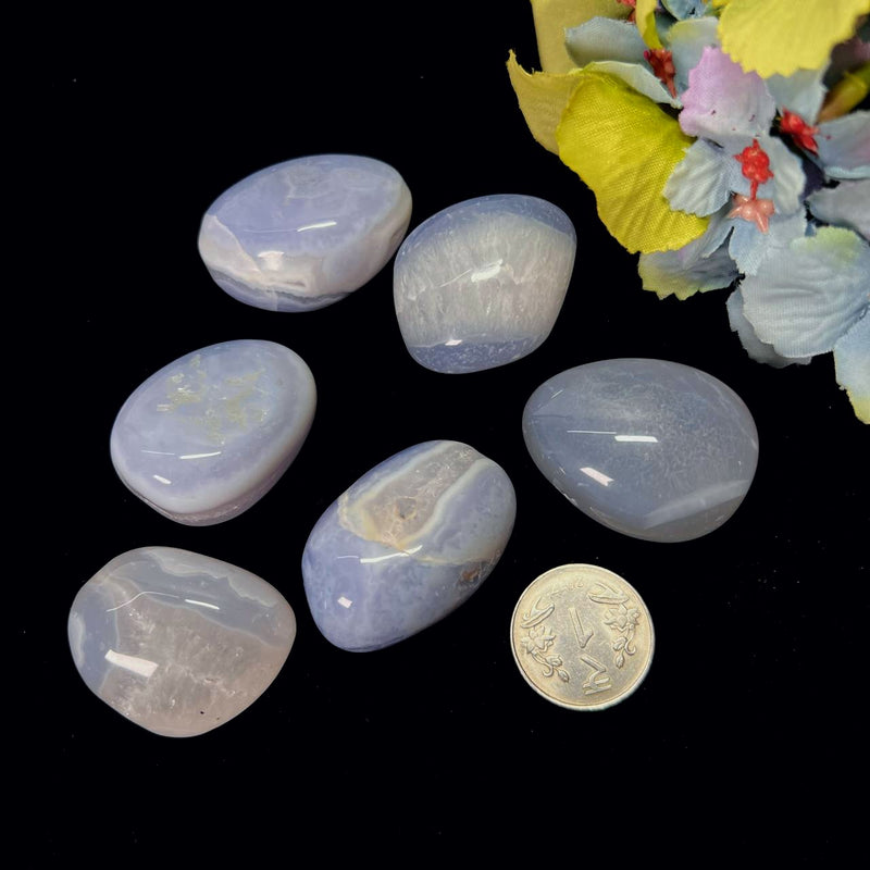 Blue Lace Agate Tumble (Public Speaking and Communication)