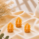 Yellow Calcite Ganesha idol by Talk to Crystals featuring natural healing crystals for confidence, mental clarity, optimism, motivation, removing obstacles, and auspicious beginnings, making meaningful spiritual and housewarming gifts in India