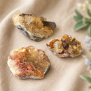 Yellow Fluorite clusters from Morocco by Talk to Crystals for manifestation, wealth, prosperity, abundance, mental clarity, focus and teamwork