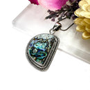 Abalone Shell Premium Pendants in Silver (Emotional Healing)
