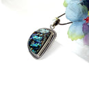 Abalone Shell Premium Pendants in Silver (Emotional Healing)
