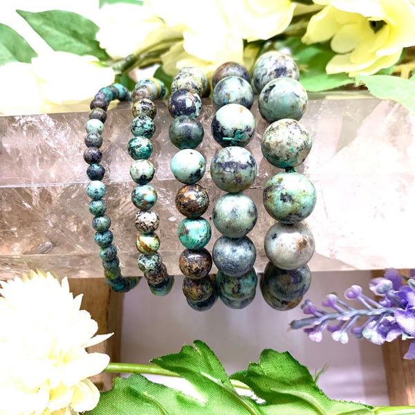 African Turquoise Bracelet of Confidence and Positivity