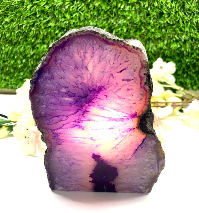 Agate Lamps