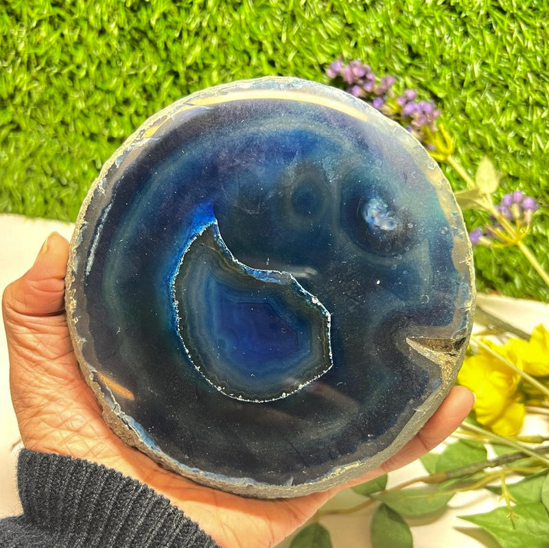 Thick Agate Coasters from Brazil  (Balance & Stability)