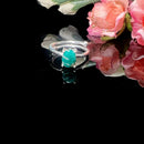 Russian Amazonite Adjustable Ring in Silver