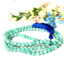 Amazonite Round Beads Jaap Mala (Hope and Discipline)