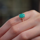 Russian Amazonite Adjustable Ring in Silver