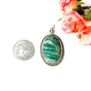 Amazonite  Pendant in Silver Premium Collection