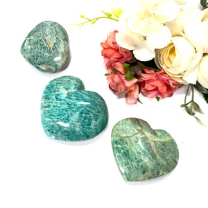 Amazonite Hearts