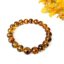 Amber Round Bead Bracelet (Joy and Good Health)