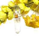 Amber Adjustable Rings in Silver