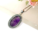 Amethyst Premium Pendant in Silver