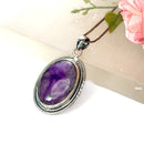 Amethyst Premium Pendant in Silver