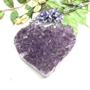 Small Amethyst Druzy Hearts  (Spirituality and Wisdom)