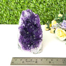 Standing Amethyst Clusters from Uruguay AAA Extra (Very dark Purple)