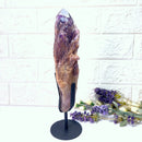 Amethyst Elestial Quartz on a Stand (Meditation and High Vibration)