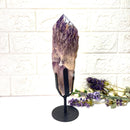 Amethyst Elestial Quartz on a Stand (Meditation and High Vibration)