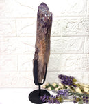 Amethyst Elestial Quartz on a Stand (Meditation and High Vibration)