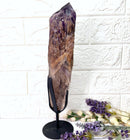 Amethyst Elestial Quartz on a Stand (Meditation and High Vibration)
