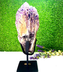 Amethyst Elestial Quartz on a Stand (Meditation and High Vibration)