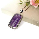 Amethyst Premium Pendant in Silver