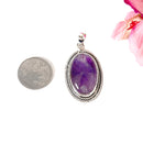 Amethyst Premium Pendant in Silver