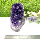 Standing Amethyst Clusters from Uruguay AAA Extra (Very dark Purple)