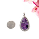 Amethyst Premium Pendant in Silver