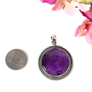 Amethyst Premium Pendant in Silver