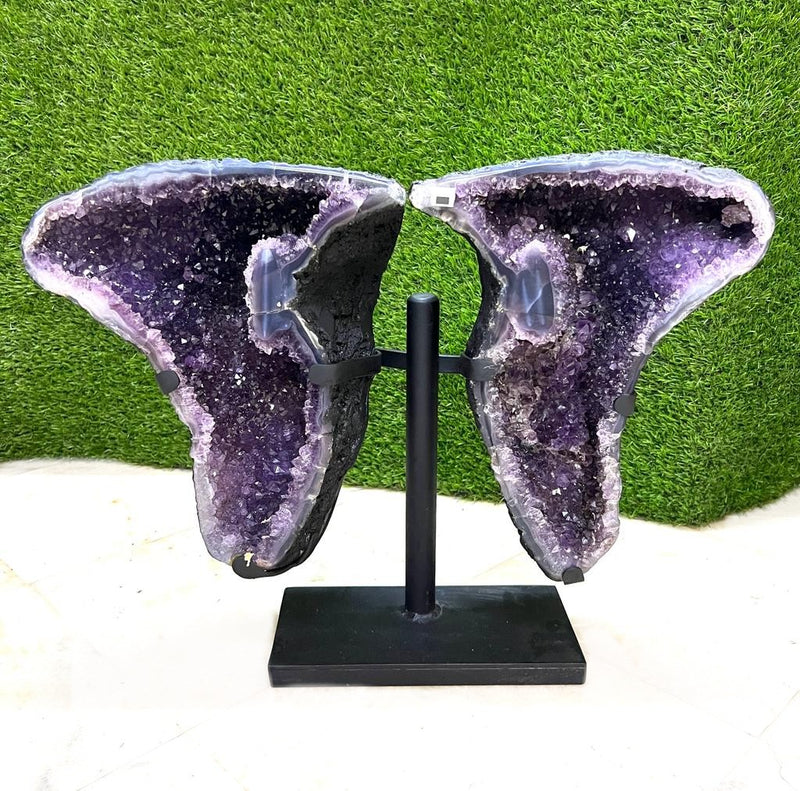 Amethyst Butterfly Geodes from Brazil AAA Quality