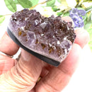 Small Amethyst Druzy Hearts  (Spirituality and Wisdom)