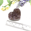 Small Amethyst Druzy Hearts  (Spirituality and Wisdom)
