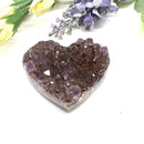 Small Amethyst Druzy Hearts  (Spirituality and Wisdom)