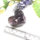 Small Amethyst Druzy Hearts  (Spirituality and Wisdom)