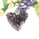 Small Amethyst Druzy Hearts  (Spirituality and Wisdom)