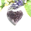 Small Amethyst Druzy Hearts  (Spirituality and Wisdom)