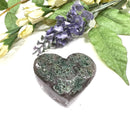 Small Amethyst Druzy Hearts  (Spirituality and Wisdom)
