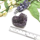 Small Amethyst Druzy Hearts  (Spirituality and Wisdom)